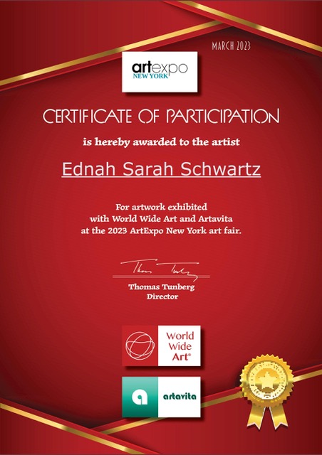 Ednah Sarah Schwartz Participated In ArtExpo New York 2023 With Artavita